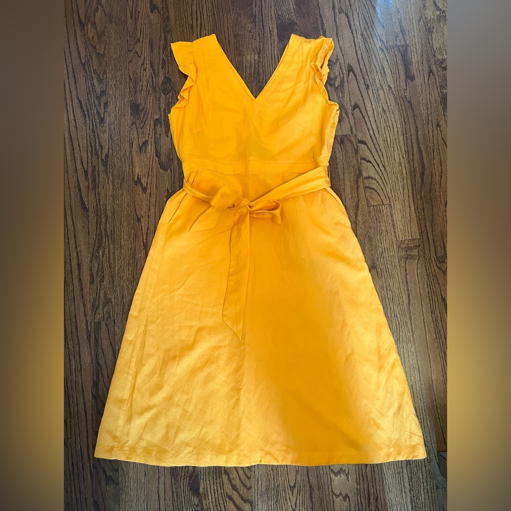 LOFT women linen dress